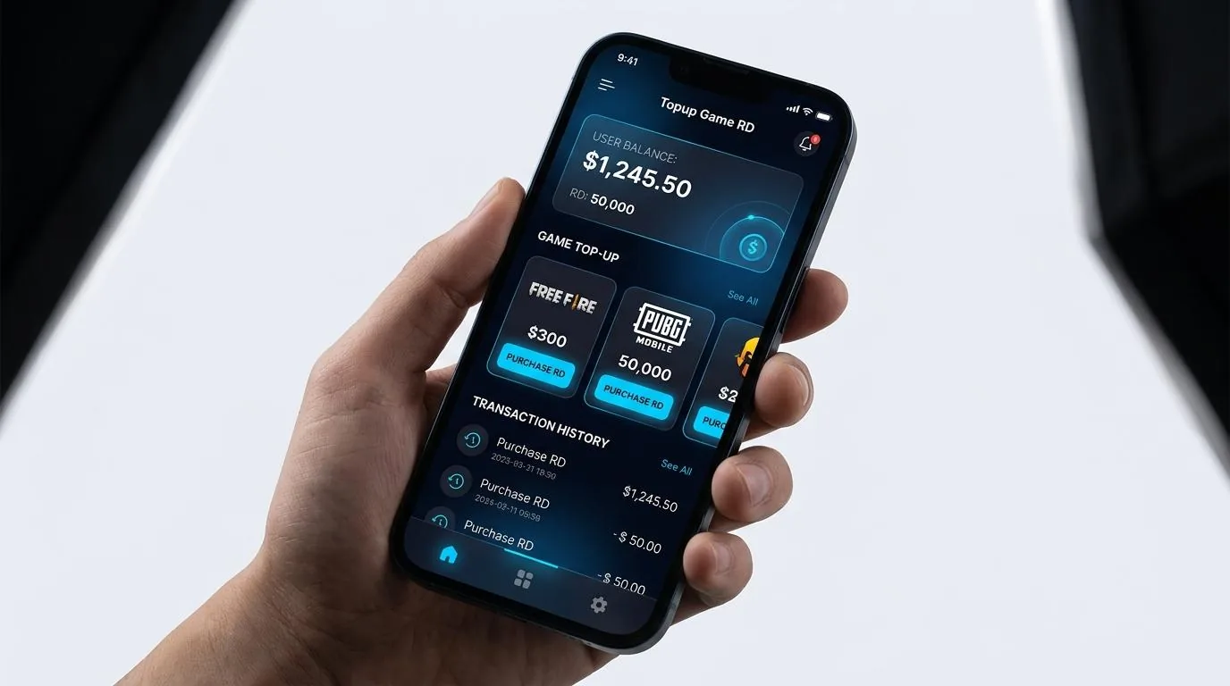 Interface top up game royal dream di Topup RD Murah Indo